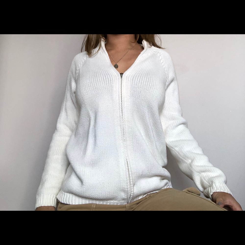 Zip up sport cardigan